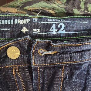 LRG Lifted Research Group size 42x32 true taper dark wash jeans